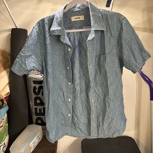 Buck mason short sleeve denim shirt